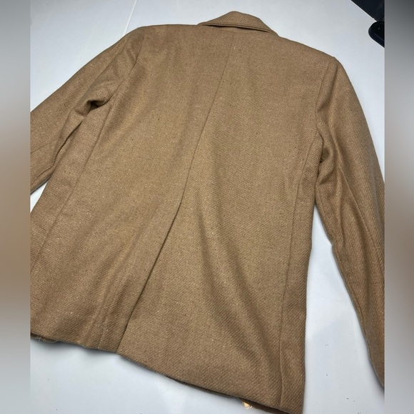 NWT Bella Bliss Wool Blend Camel Blazer Jacket Size 7 - Picture 8 of 11